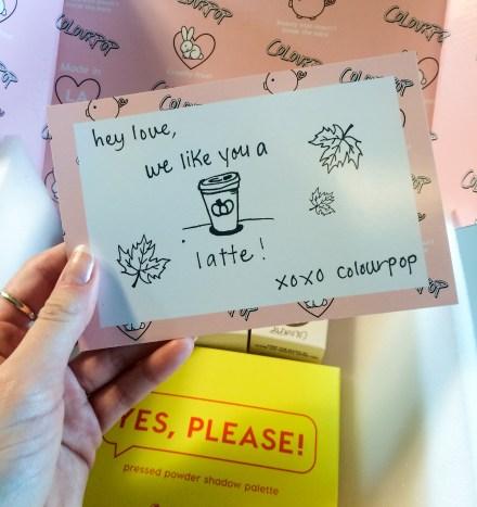 colourpop yes please palette review haul