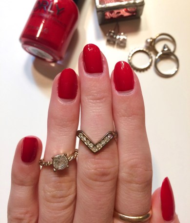 haute red orly review swatch