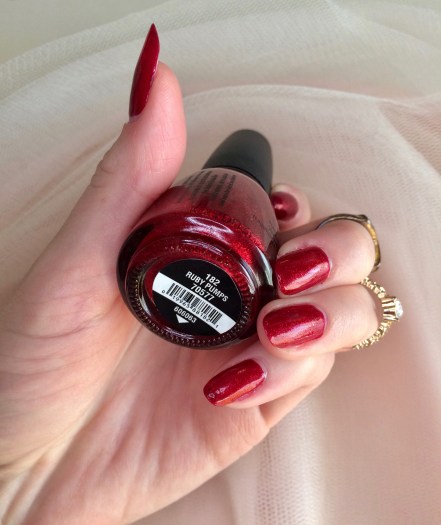 china glaze classic nail polish ruby pumps